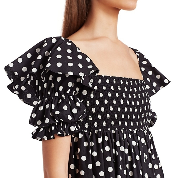 🚨 Sold Caroline Constas Puff Sleeve Hanna Dress - Picture 4 of 9